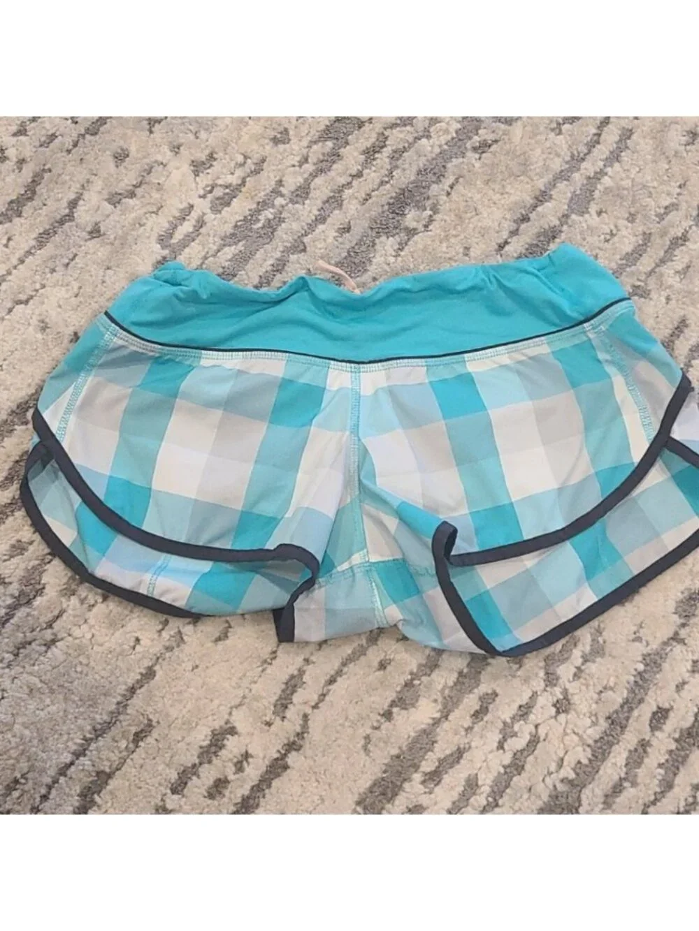 Rare Lululemon Speed Short Checkmate - Lagoon